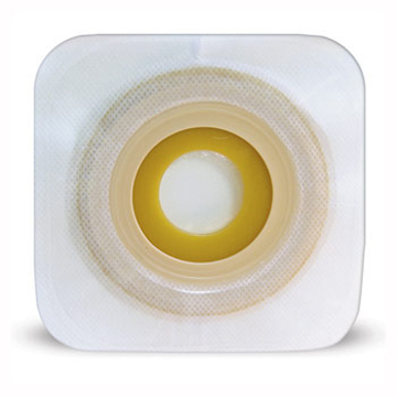 PLACCA PIANA MODELLABILE PER STOMIA DUE PEZZI 22-33MM FLANGIA 48MM CON ADESIVO IDROCOLLOIDALE 5 PEZZI - dottorbianchi.it
