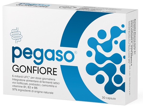 PEGASO GONFIORE 30 CAPSULE DA 100 MG SENZA GLUTINE NATURALMENTE PRIVO DI LATTOSIO - dottorbianchi.it