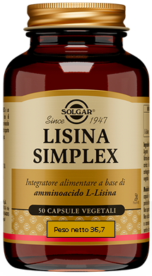 LISINA SIMPLEX 50 CAPSULE VEGETALI - dottorbianchi.it