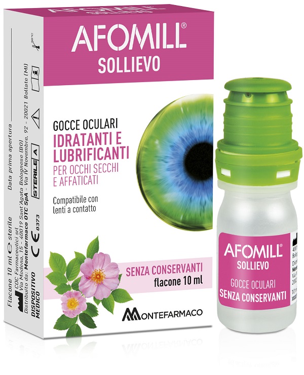 AFOMILL SOLLIEVO GOCCE OCULARI SOLLIEVO OCCHI 10 ML - dottorbianchi.it