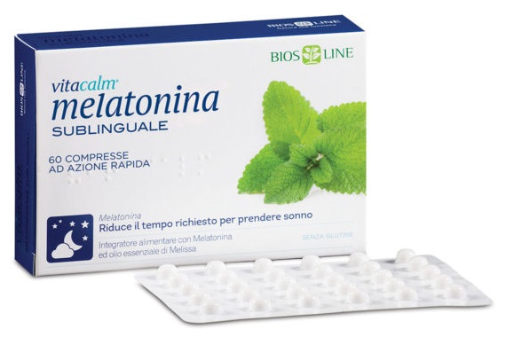 VITACALM MELATONINA 120 COMPRESSE SUBLINGUALI - dottorbianchi.it