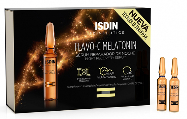 ISDINCEUTICS FLAVO C MELATONIN 10 FIALE - dottorbianchi.it