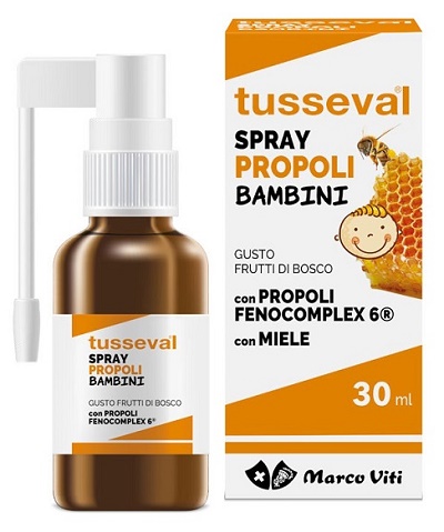 TUSSEVAL GOLA PROPOLI SPRAY PER BAMBINI 30 ML - dottorbianchi.it