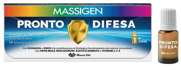 MASSIGEN PRONTO DIFESA 14 FLACONI X 10 ML - dottorbianchi.it
