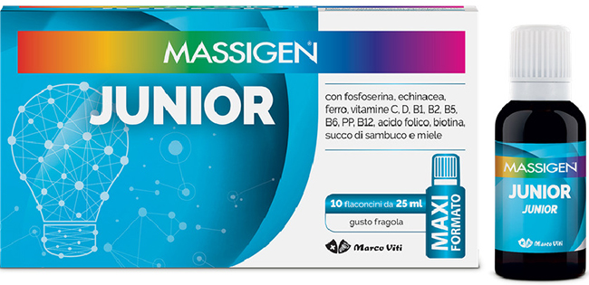 MASSIGEN JUNIOR 10 FLACONI DA 25 ML - dottorbianchi.it