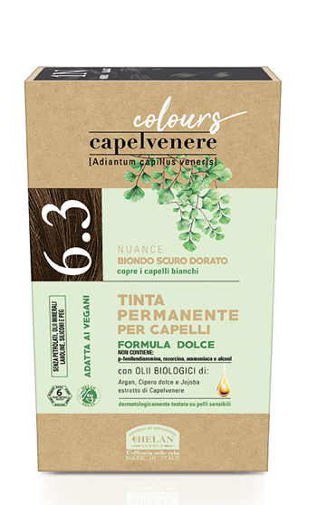 CAPELVENERE COLOURS TINTA CAPELLI 6,3N BIONDO SCURO DORATO - dottorbianchi.it