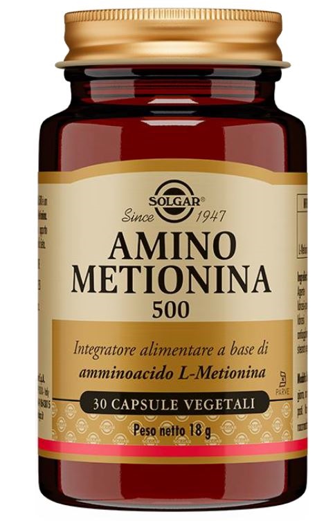 AMINO METIONINA 500 30 CAPSULE VEGETALI - dottorbianchi.it