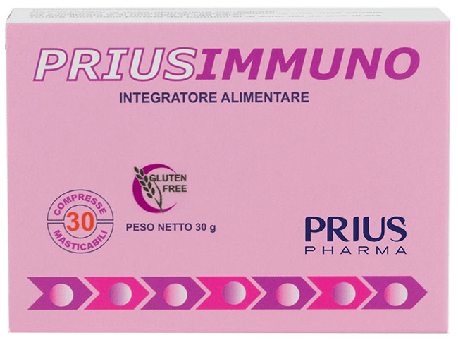 PRIUSIMMUNO 30 COMPRESSE MASTICABILI - dottorbianchi.it