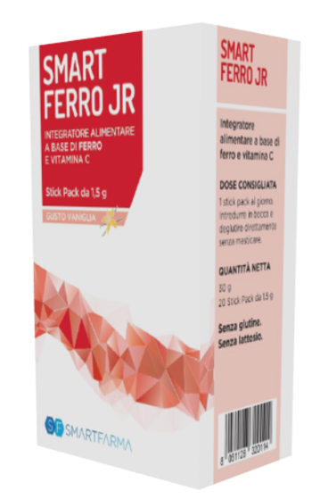 SMART FERRO JR 20 STICK PACK GUSTO VANIGLIA - dottorbianchi.it