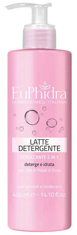 EUPHIDRA LATTE DETERGENTE STRUCCANTE 2IN1 400 ML - dottorbianchi.it