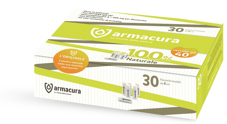 ARMACURA COLOSTRO 100% 30 FLACONCINI BEVIBILI - dottorbianchi.it