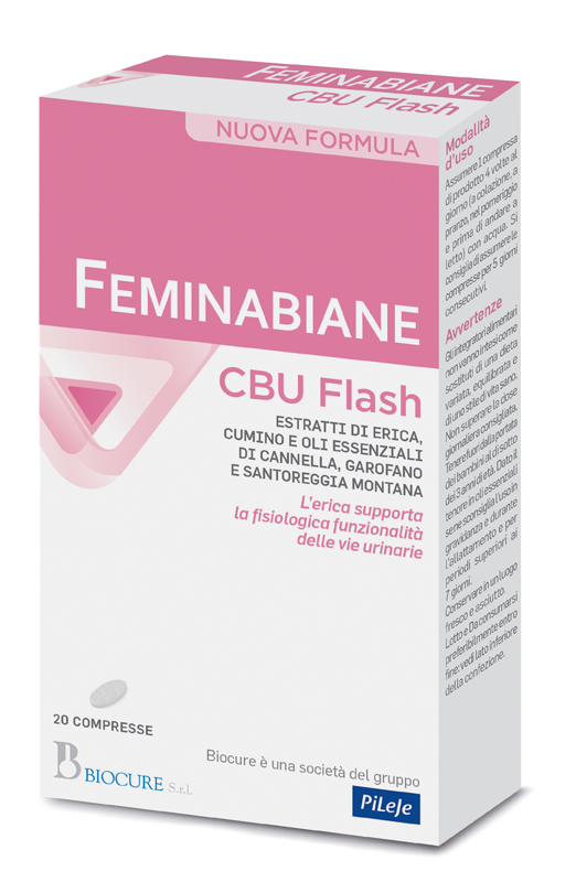 FEMINABIANE CBU FLASH 20 COMPRESSE NUOVA FORMULA - dottorbianchi.it