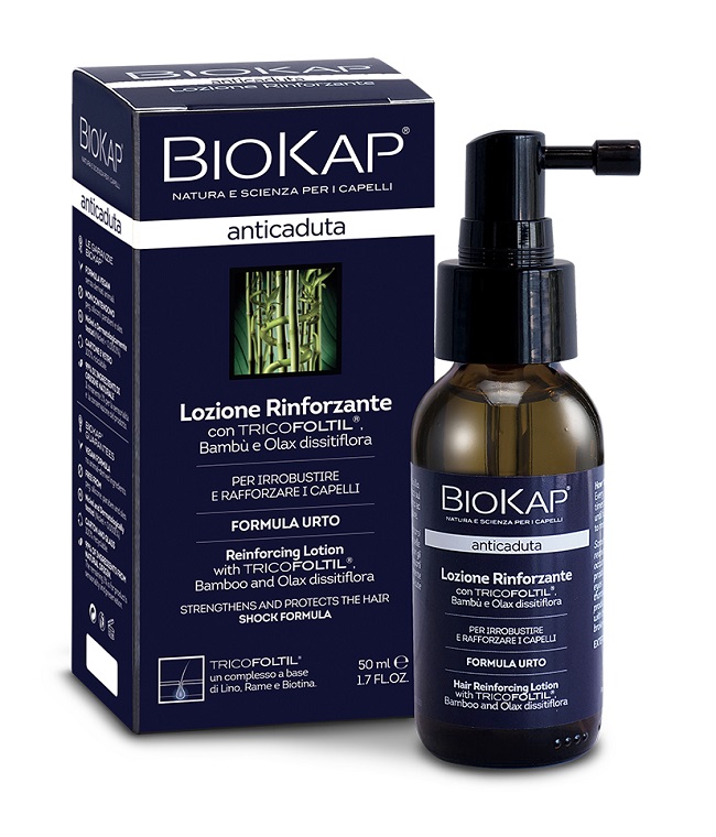 BIOKAP LOZIONE RINFORZANTE ANTICADUTA CON TRICOFOLTIL NUOVA FORMULA 50 ML - dottorbianchi.it