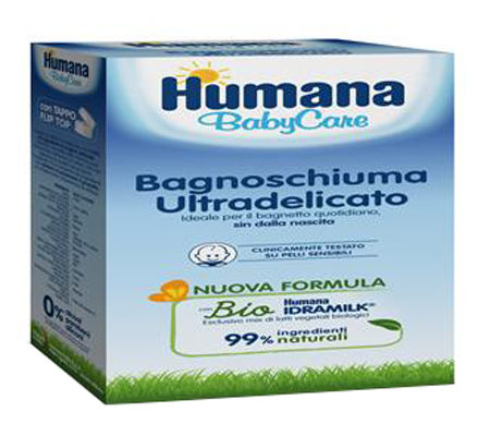 HUMANA BABY CARE BAGNOSCHIUMA 200 ML - dottorbianchi.it