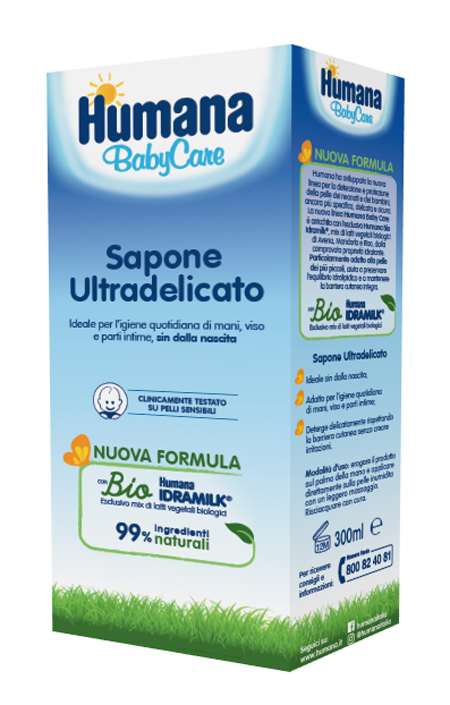 HUMANA BABY CARE SAPONE LIQUIDO 300 ML - dottorbianchi.it