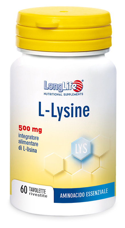 LONGLIFE L-LYSINE 500MG 60 TAVOLETTE - dottorbianchi.it