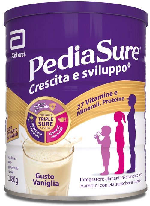 PEDIASURE CRESCITA&SVILUPPO RINFORZA VANIGLIA 850 G - dottorbianchi.it
