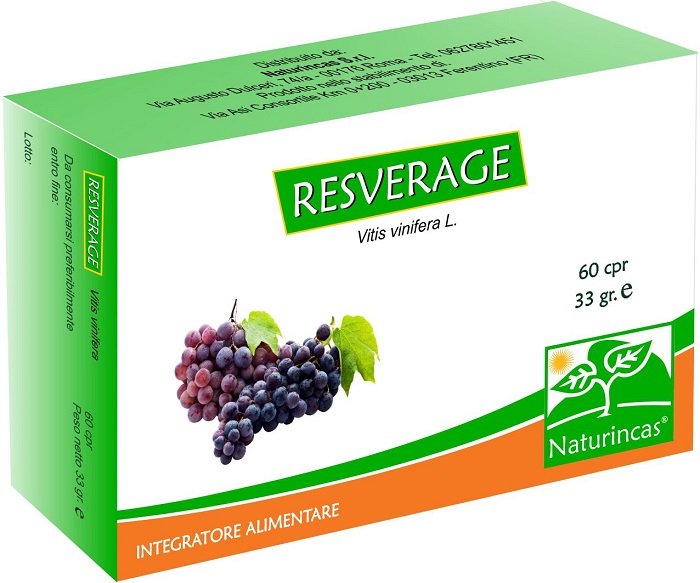 RESVERAGE NATURINCAS 60 CAPSULE - dottorbianchi.it