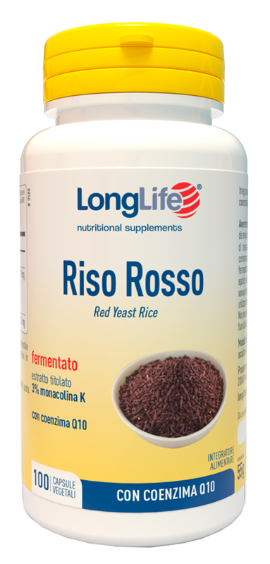 LONGLIFE RISO ROSSO 100 CAPSULE VEGETALI - dottorbianchi.it