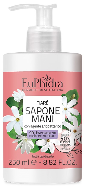 EUPHIDRA SAPONE LIQUIDO TIARE' 250 ML - dottorbianchi.it