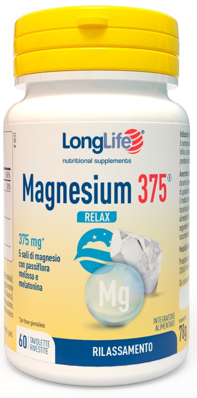 LONGLIFE MAGNESIUM 375 RELAX 60 TAVOLETTE - dottorbianchi.it