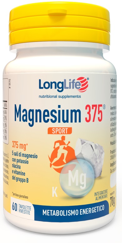 LONGLIFE MAGNESIUM 375 SPORT 60 TAVOLETTE - dottorbianchi.it