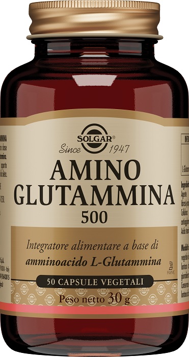 AMINO GLUTAMMINA 500 50 CAPSULE VEGETALI - dottorbianchi.it
