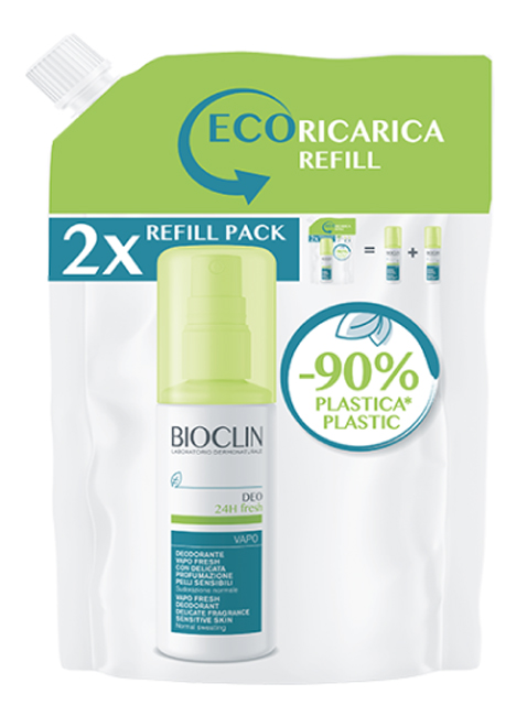 BIOCLIN DEO 24H FRESH VAPO RICARICA 200 ML - dottorbianchi.it