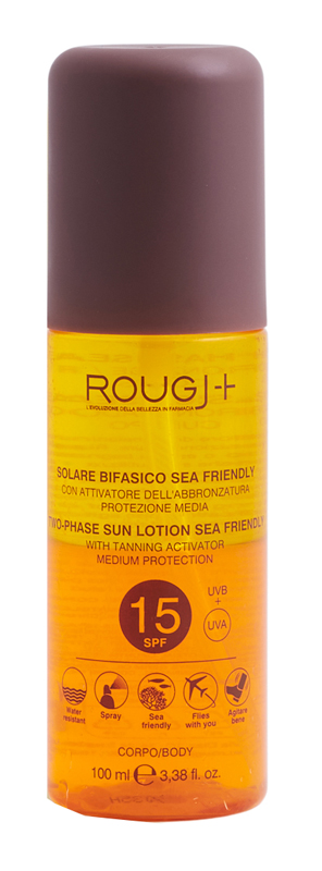 ROUGJ SUNTECH SPF15 BIFASICO INTENSIFICATORE ABBRONZATURA 100 ML - dottorbianchi.it