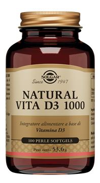 NATURAL VITA D3 1000 100 PERLE SOFTGEL - dottorbianchi.it