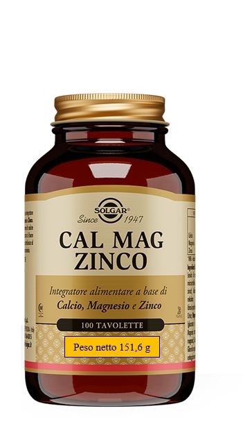 CAL MAG ZINCO 100 TAVOLETTE - dottorbianchi.it