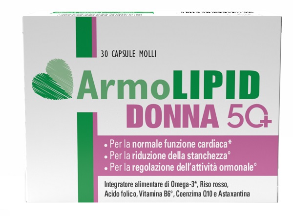 ARMOLIPID DONNA 50+ 30 CAPSULE MOLLI - dottorbianchi.it