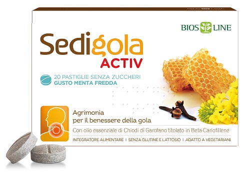 SEDIGOLA ACTIV APIX MENTA FREDDA 20 PASTIGLIE - dottorbianchi.it