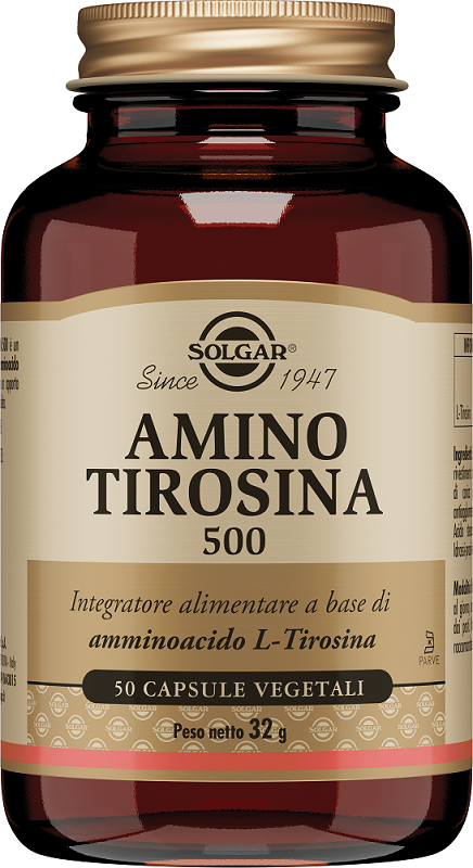 AMINO TIROSINA 500 50 CAPSULE VEGETALI - dottorbianchi.it