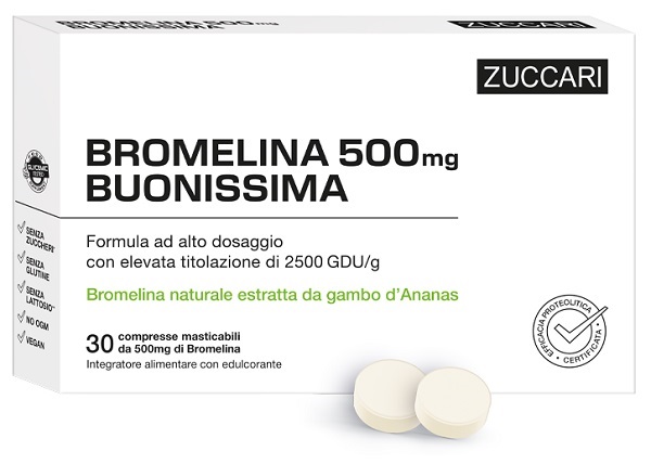 BROMELINA 500 BUONISSIMA 30 COMPRESSE - dottorbianchi.it