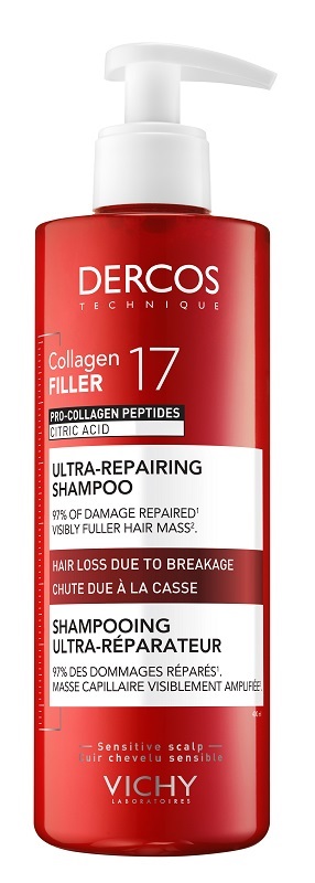DERCOS COLLAGEN 17 FILLER SHAMPOO 400 ML - dottorbianchi.it