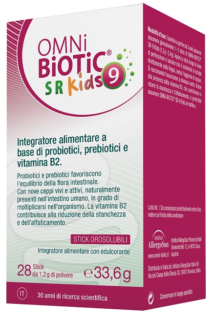 OMNI BIOTIC SR 9 KIDS 28 STICK - dottorbianchi.it