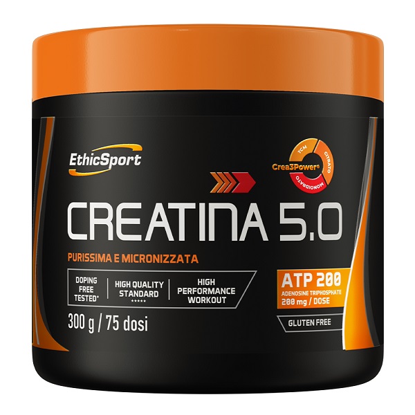 CREATINA 5,0 300 G CON EDULCORANTE SENZA GLUTINE - dottorbianchi.it