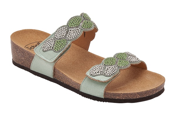 CALZATURA ABU DHABI MICROFIBRE+STRASS W AQUAMARINE 38 - dottorbianchi.it