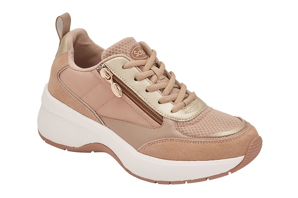 CALZATURA CALGARY LACES NYLON+SUEDE+PU W CAPPUCCINO 37 - dottorbianchi.it