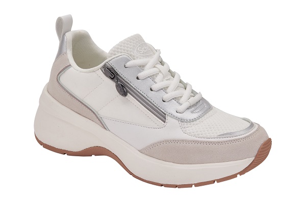 CALZATURA CALGARY LACES NYLON+SUEDE+PU W WHITE 36 - dottorbianchi.it
