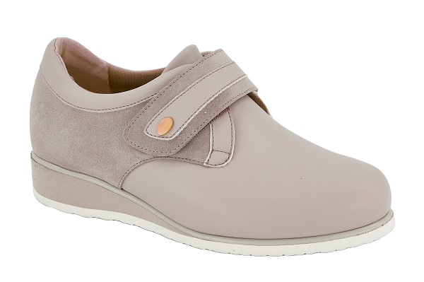 CALZATURA FIONA STRAP ELASTICATED SYNTHETIC+SUEDE W LIGHT TAUPE 40 - dottorbianchi.it