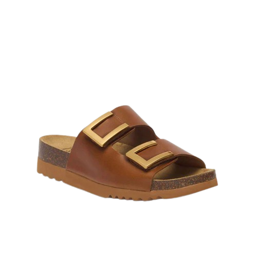 CALZATURA MONTEREY 2 STRAPS VINTAGE LEATHER BIS W COGNAC 39 - dottorbianchi.it