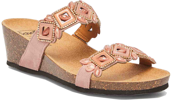 CALZATURA SANREMO MICROFIBRE+ACCESSORIES W ANTIQUE PINK 39 - dottorbianchi.it