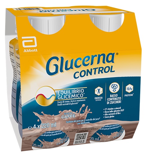 GLUCERNA CONTROL CAFFE'4X220 ML - dottorbianchi.it