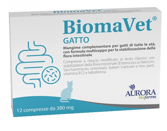 BIOMAVET GATTO 380MG 12 COMPRESSE - dottorbianchi.it