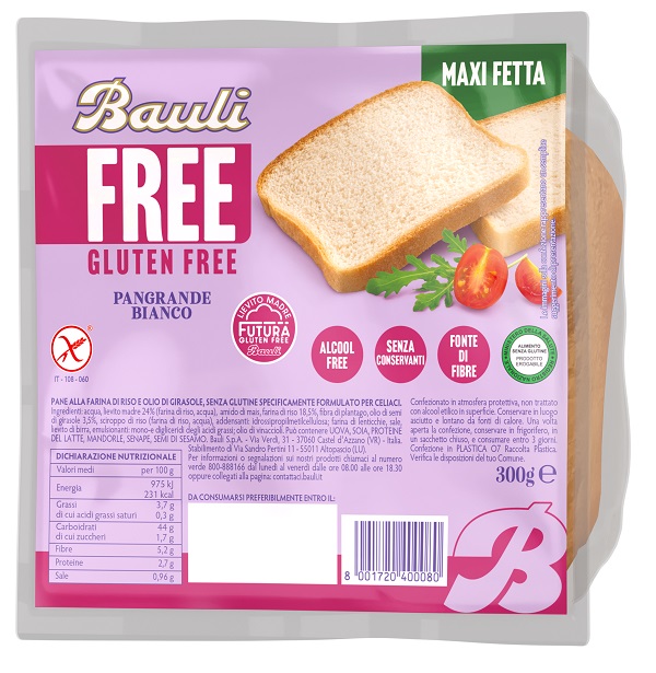 BAULI FREE PANGRANDE BIANCO 300 G - dottorbianchi.it