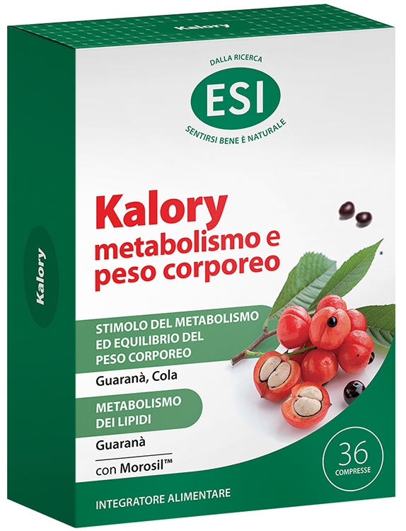 ESI KALORY METABOLISMO E PESO CORPOREO 36 COMPRESSE SENZA GLUTINE - dottorbianchi.it