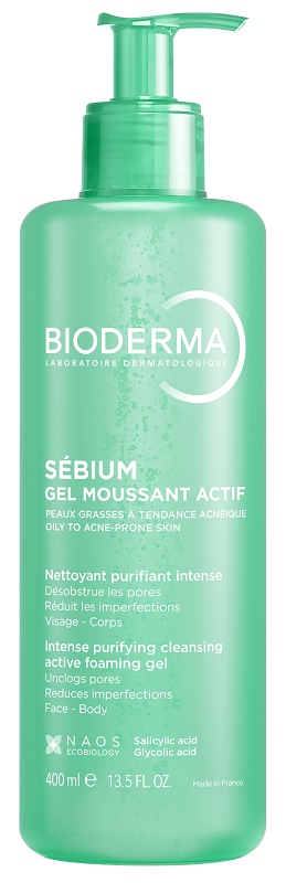 SEBIUM GEL MOUSSANT ACTIF 400 ML - dottorbianchi.it