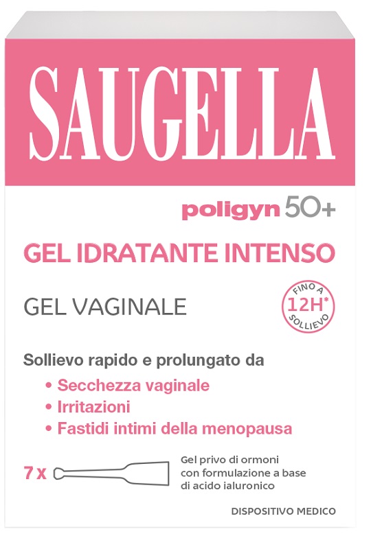 SAUGELLA POLIGYN 50+ GEL IDRATANTE INTENSO 7 TUBETTI MONODOSE DA 4 ML - dottorbianchi.it
